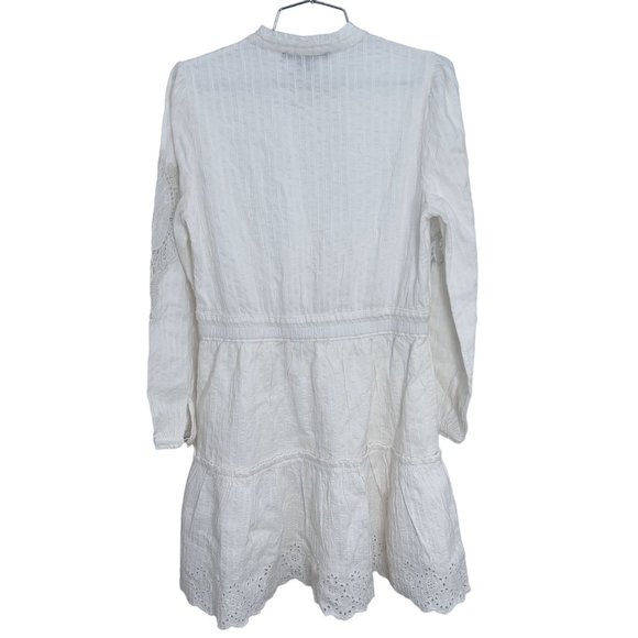 FRENCH CONNECTION - Arpina Lace Mix Button Front Dress - 71SAZ - Size 12 (NWOT) - Picture 6 of 8